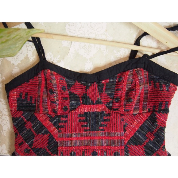 Urban Outfitters fit and flare Aztec Print Dress - Picture 3 of 6